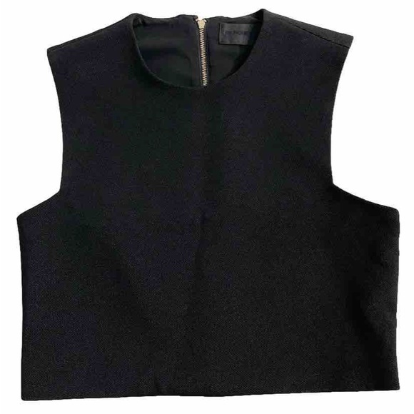 Blaque Label Women’s Crop Top Zip Back Small Sleeveless - Picture 5 of 10